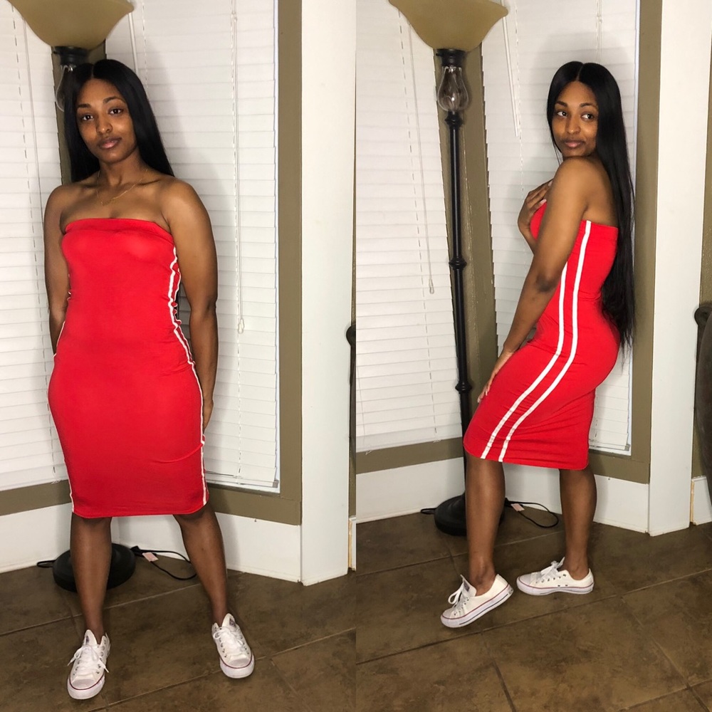Stripe Tube Dress